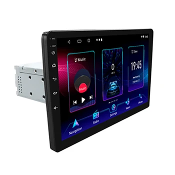 1 DIN Auto Radio Touch Screen 10.1 Collu Regulēšana 8 Kodolu GPS Navigācija Android 10 Automašīnas Stereo Radio Atskaņotājs Carplay