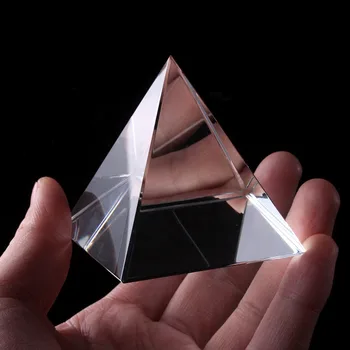 6CM K9 AAA Kristāla Stikla Piramīdas, Prese 2.3 collu Mājas Apdare