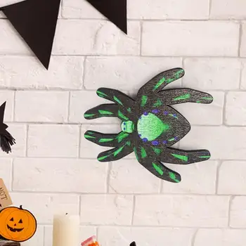 Halloween Spider Rotājumu, Koka Palaidnība Rotaļlietas Viegls Amatniecības, Radošo Izturīgs Zirnekļa Modeli Ziemassvētku Brīvdienu Joks