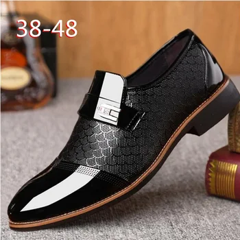 Modes vīriešu ādas kurpes, vasaras, rudens reljefs vīriešu ādas kurpes visu maču ikdienas apavi biznesa oficiālu ādas kurpes men38-48